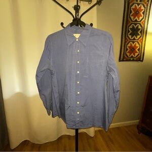Stylish Blue Button-Down Shirt for Men